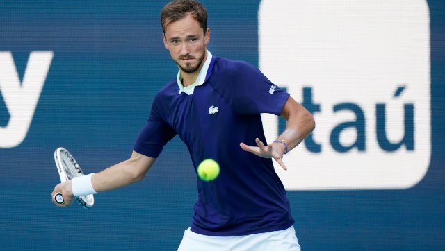 Miami Open 2022: Daniil Medvedev advances to quarters to close in on No 1 ranking; Naomi Osaka reaches semis Miami Open 2022: Daniil Medvedev advances to quarters to close in on No 1 ranking; Naomi Osaka reaches semis
