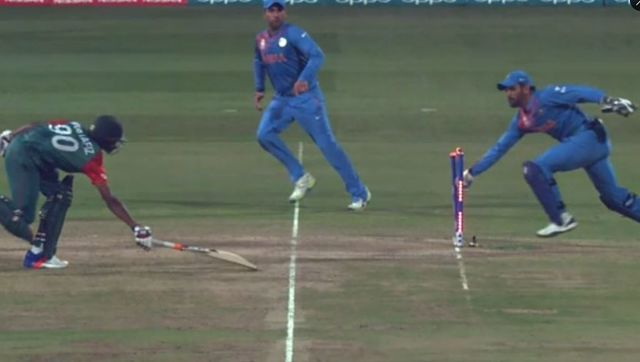 On this day in 2016: MS Dhoni pulls off a brilliant last-ball run out to stun Bangladesh and knock them out of T20 WC On this day in 2016: MS Dhoni pulls off a brilliant last-ball run out to stun Bangladesh and knock them out of T20 WC