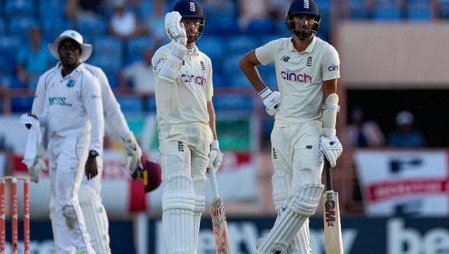 West Indies vs England: Jack Leach-Saqib Mahmood's 90-run last stand saves visitors on Day 1 of Grenada Test West Indies vs England: Jack Leach-Saqib Mahmood's 90-run last stand saves visitors on Day 1 of Grenada Test