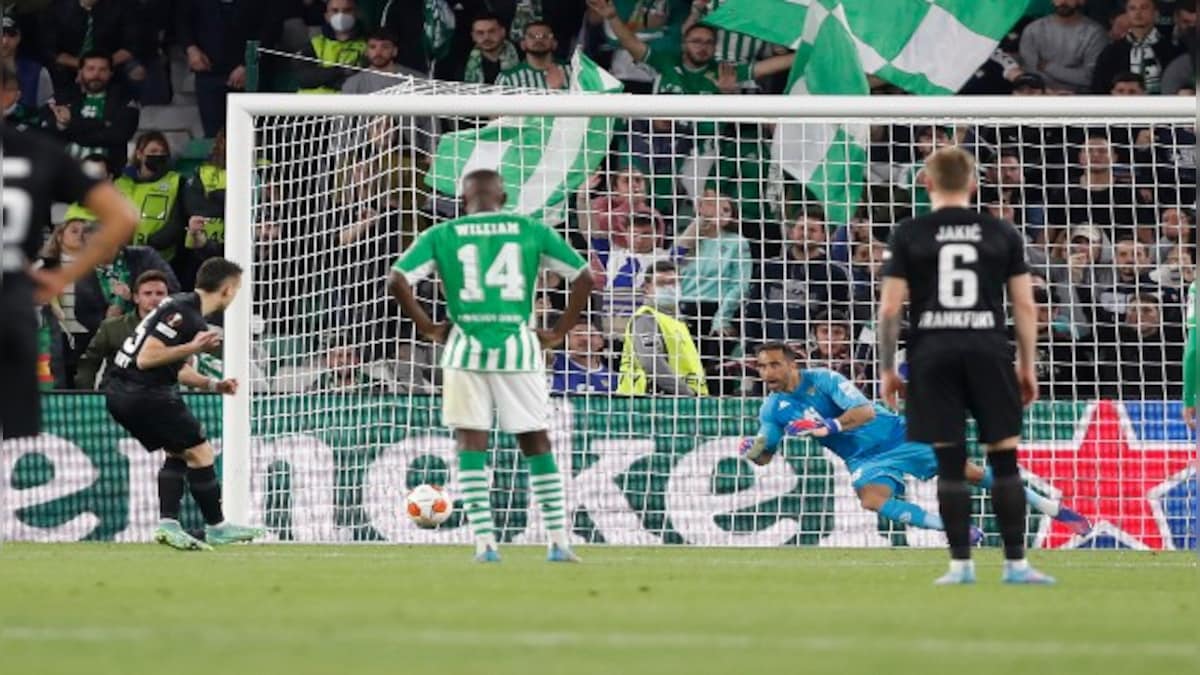 Europa League: Eintracht Frankfurt down Real Betis in round of 16 first leg, Lyon beat Porto