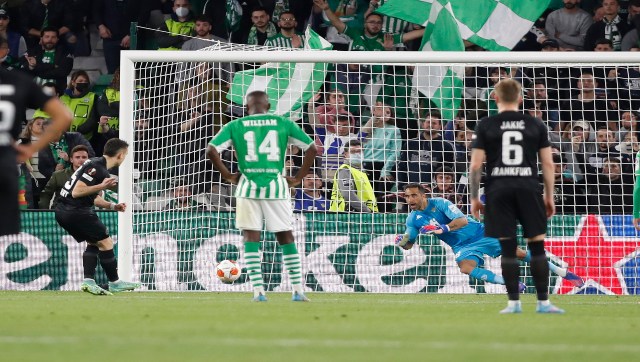 Europa League: Eintracht Frankfurt down Real Betis in round of 16 first leg, Lyon beat Porto Europa League: Eintracht Frankfurt down Real Betis in round of 16 first leg, Lyon beat Porto