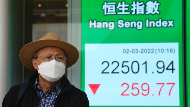 Oil tops $113 for first time since 2014, equities sink on Ukraine war fears Oil tops $113 for first time since 2014, equities sink on Ukraine war fears