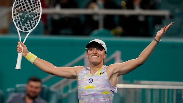 Miami Open 2022: Iga Swiatek beats Golubic to become new World No 1, Nick Kyrgios stuns Andrey Rublev