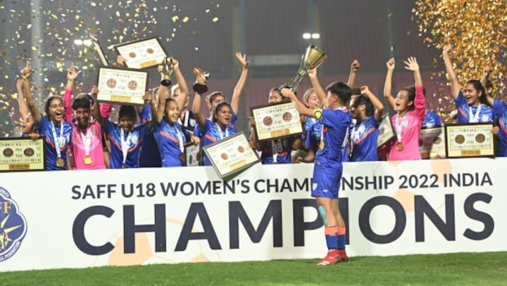 Indian team clinches SAFF U-18 Women's Championship title
