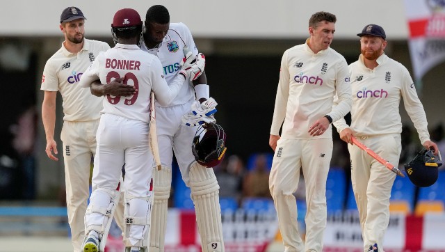 West Indies vs England: Nkrumah Bonner, Jason Holder defy visitors to ensure a draw for Windies in first Test West Indies vs England: Nkrumah Bonner, Jason Holder defy visitors to ensure a draw for Windies in first Test