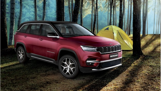 Jeep Meridian SUV unveiled for India; Deliveries to begin in June 2022 Jeep Meridian SUV unveiled for India; Deliveries to begin in June 2022