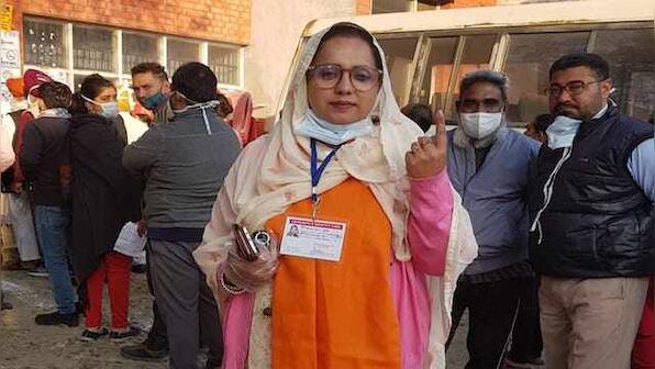 From pad woman to politician: The rise of AAP’s Jeevan Jyot Kaur who defeated political bigwigs Sidhu and Majithia