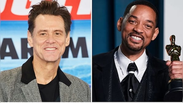 'Hollywood is just spineless': Jim Carrey condemns Oscar audience for giving Will Smith standing ovation