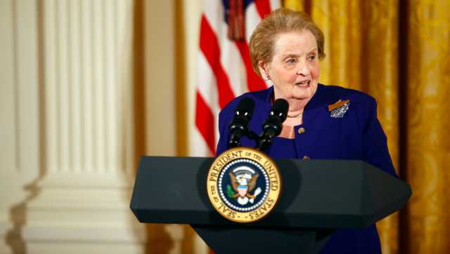 Madeleine Albright, first woman US secretary of state, dies at 84 Madeleine Albright, first woman US secretary of state, dies at 84