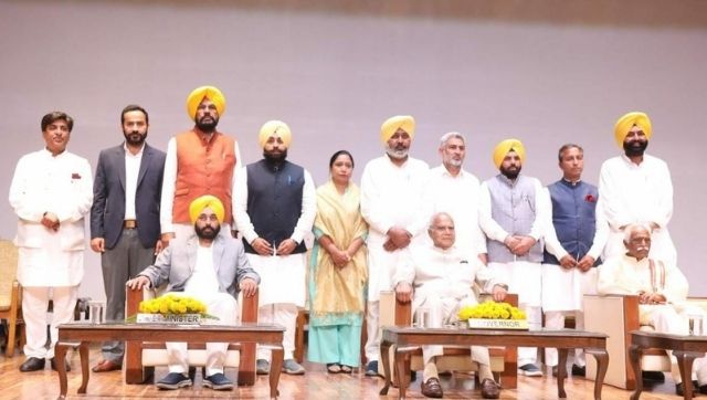 Punjab's Bhagwant Mann-led cabinet inducts ten AAP MLAs, including eight first-timers Punjab's Bhagwant Mann-led cabinet inducts ten AAP MLAs, including eight first-timers