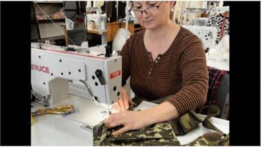 From wedding gowns to army assault vests, Ukraine’s top bridal fashion brand does it all