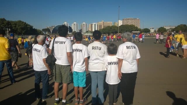 Nagpals have visited France, Korea, Germany, Brazil, Russia and South Africa for the World Cups – the entourage included Apurv, wife Ritu, son Anvam, daughter Anvika, brother Abhimanyu, his wife Raashi, and sons Sumanyu and Suvir. Apurv’s father Subhash and mother Rita were also part of this motley squad. 