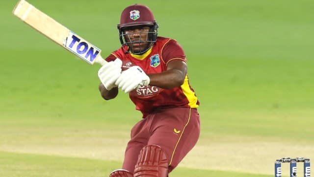 Odean Smith while playing for West Indies. Image: Sportzpics for BCCI