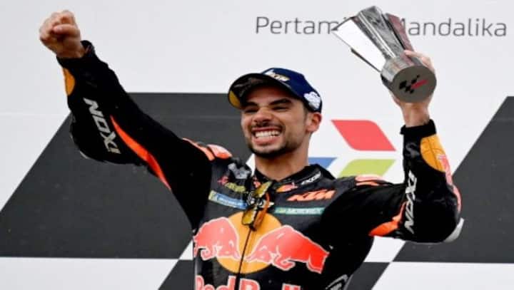 MotoGP: Miguel Oliveira wins rain-affected Indonesian GP
