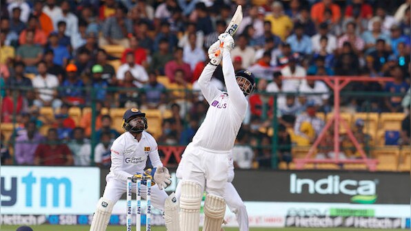 India vs Sri Lanka: Pant lights up Bengaluru Test with record-breaking fifty, leaves visitors with mountain to climb