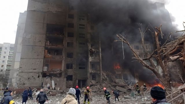 Fire at Europe's largest nuclear power plant in Ukraine's Enerhodar 'extinguished' after Russian shelling Fire at Europe's largest nuclear power plant in Ukraine's Enerhodar 'extinguished' after Russian shelling