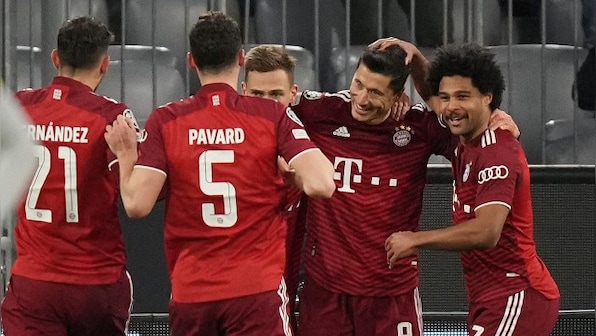 Champions League: Lewandowski's sensational hat-trick helps Bayern thrash Salzburg 7-1, storm into quarters