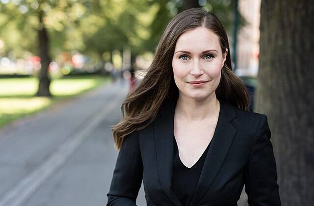 Prime Minister of Finland Sanna Mirella Marin. Image courtesy Wikimedia Commons