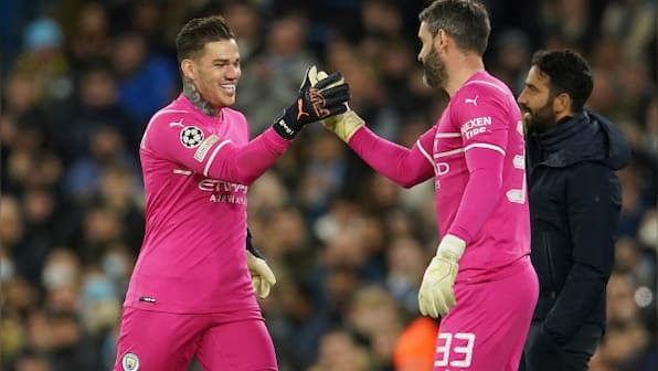 Champions League: Scott Carson makes rare appearance as Manchester City reach quarter-finals