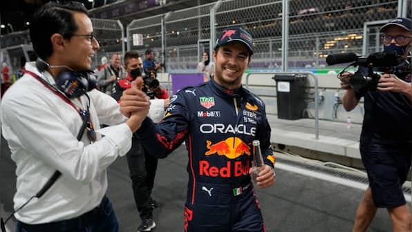 Formula 1 2022: Sergio Perez claims 'unbelievable' pole at 215th attempt, Mick Schumacher suffers horror crash