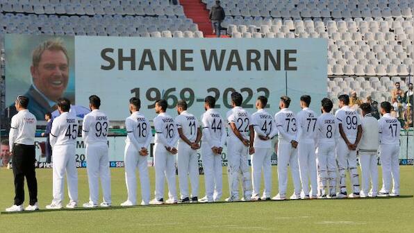 India vs Sri Lanka: Players wear black armbands, observe minute's silence in memory of Shane Warne and Rodney Marsh