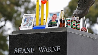 Beer, cigarettes and a meat pie: Fans mourning Shane Warne’s demise leave offerings at spin legend’s statue outside MCG