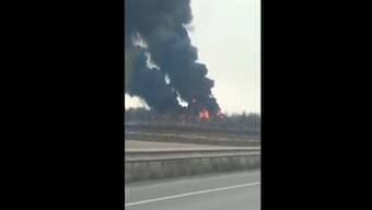 Ukraine crisis: Russian missiles destroy civilian airport in Vinnytsia, says Volodymyr Zelensky