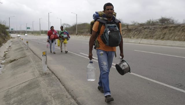 About 4 million Venezuelans have left their home country till mid-2021. AP