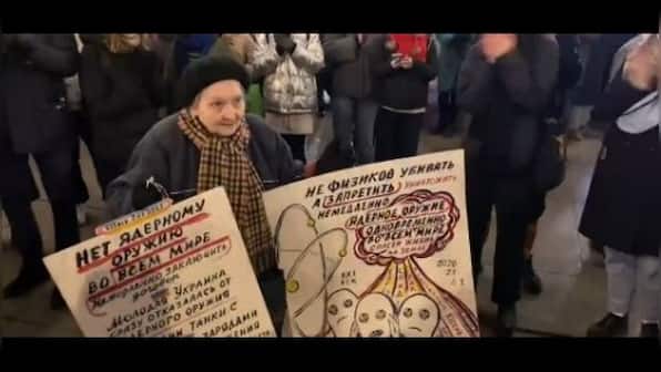 Russia-Ukraine crisis: Elderly Russian activist arrested for taking part in anti-war protest; watch