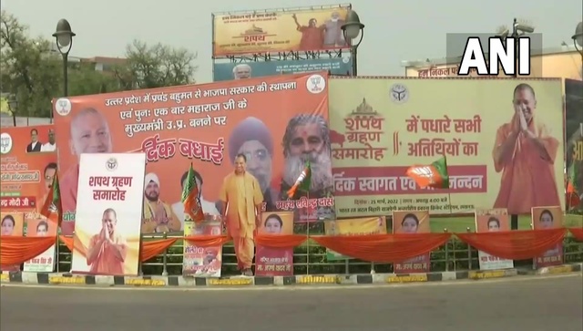 Yogi Adityanath swearing-in ceremony: PM Modi, Prayagraj saints set to attend mega event Yogi Adityanath swearing-in ceremony: PM Modi, Prayagraj saints set to attend mega event
