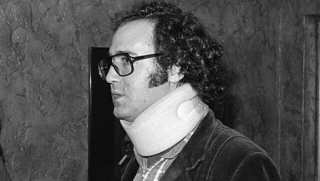 Comedian Andy Kaufman appears with a neck brace in June 1982 in New York. (AP Photo/File)