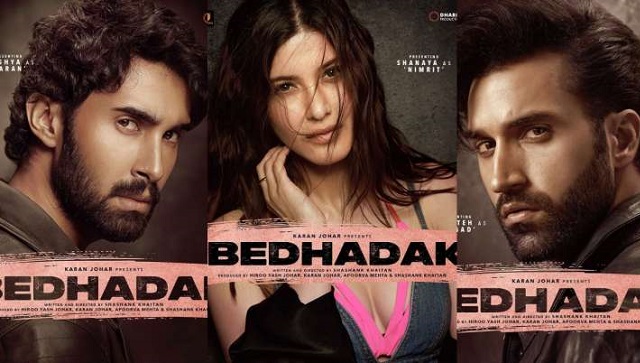 Karan Johar announces Shanaya Kapoor's debut film Bedhadak, also starring Lakshya Lalwani and Gurfatez Pirzada; see posters Karan Johar announces Shanaya Kapoor's debut film Bedhadak, also starring Lakshya Lalwani and Gurfatez Pirzada; see posters