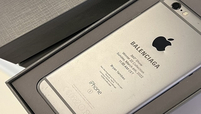 Luxury fashion brand Balenciaga uses smashed iPhones to invite guests, receives mixed reviews Luxury fashion brand Balenciaga uses smashed iPhones to invite guests, receives mixed reviews