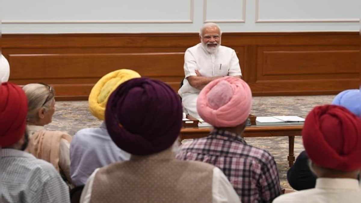 'Lucky to be associated with community': PM Modi meets group of Sikh intellectuals