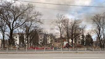 Mayhem in Mariupol: In Ukraine’s most-attacked city, theatre sheltering ‘hundreds of civilians’ bombed