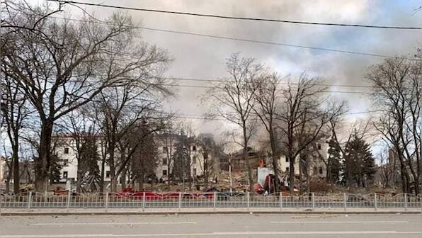 Mayhem in Mariupol: In Ukraine’s most-attacked city, theatre sheltering ‘hundreds of civilians’ bombed
