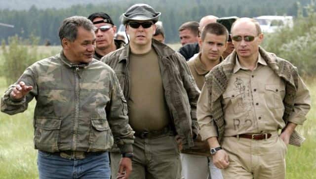 Sergei Shoigu is a close associate of Putin; they go on widely-publicised hunting and shooting expeditions to Siberia together. Pictured her is Vladimir Putin (R) and Albert II, the Prince of Monaco (centre) along with Sergei Shoigu (left). AFP