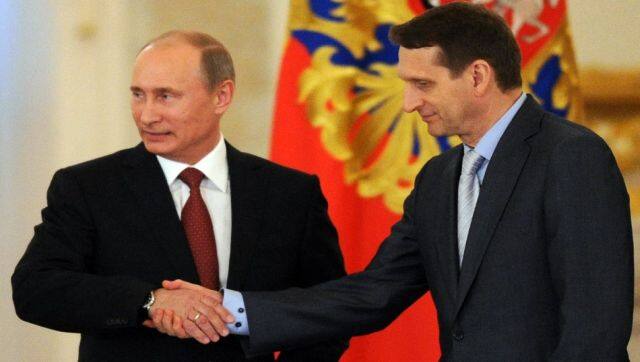 Sergei Naryshkin met Putin during their spy training days and was deployed to Brussels as a diplomat at the same time as Putin was sent as a young spy to Dresden. AFP