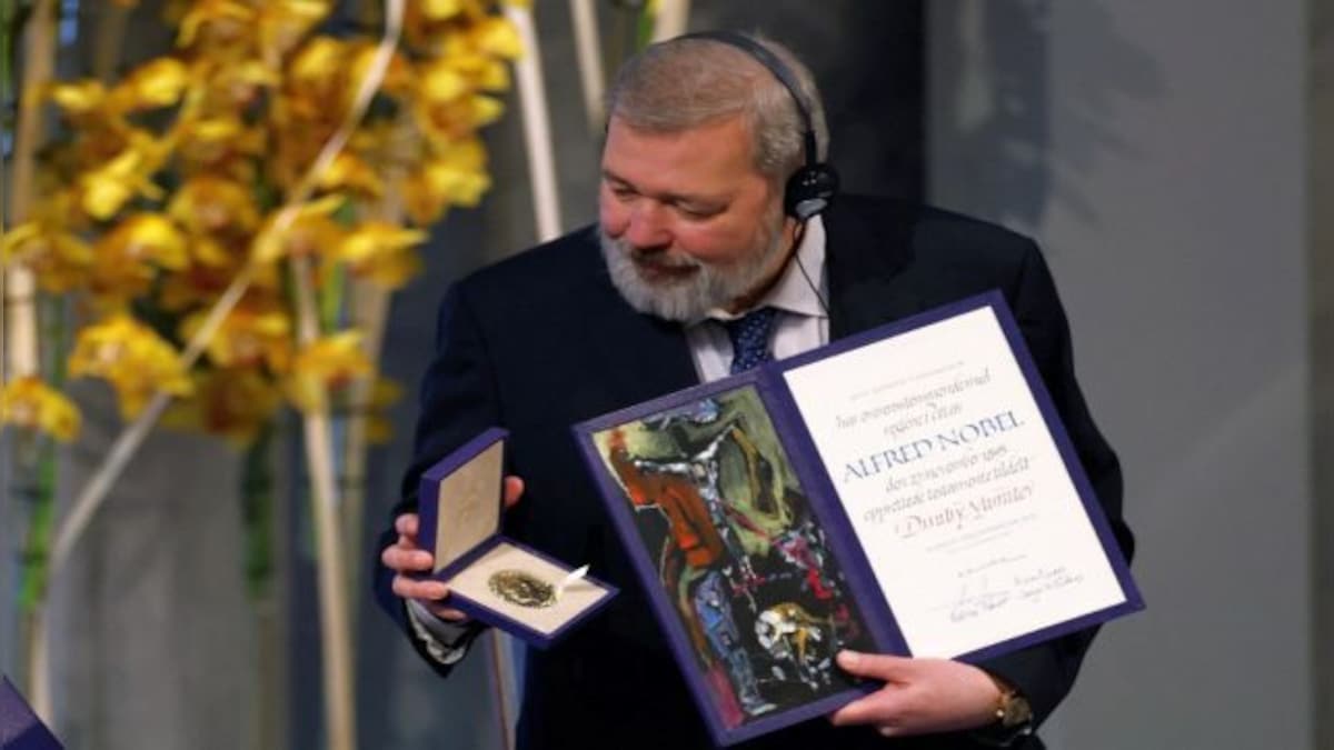 A Nobel gesture: Why Russian journalist has offered to auction his peace prize