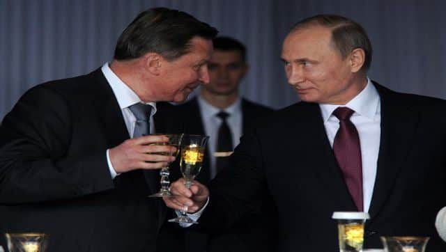 File image of Vladimir Putin with Sergei Ivanov. AFP