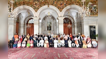 President Kovind confers Padma awards on late Kalyan Singh, actor Victor Banerjee, 63 others