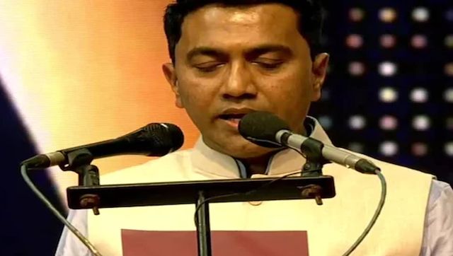 Goa Assembly election results 2022: Pramod Sawant takes oath as chief minister for second straight term Goa Assembly election results 2022: Pramod Sawant takes oath as chief minister for second straight term