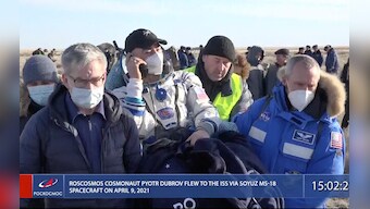 US-Russian crew returns to Earth from International Space Station