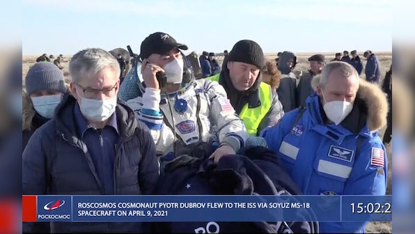 US-Russian crew returns to Earth from International Space Station