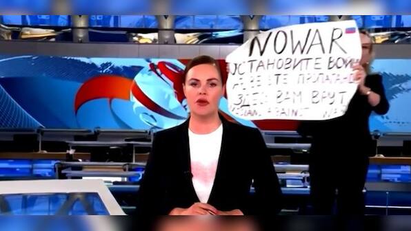 Russian journalist disrupts state TV broadcast to protest against Ukraine war; watch video here