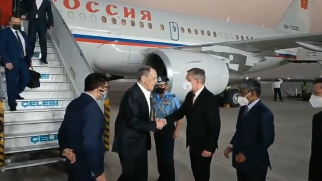 Russian foreign minister arrives in India, to meet PM Modi on 1 April Russian foreign minister arrives in India, to meet PM Modi on 1 April