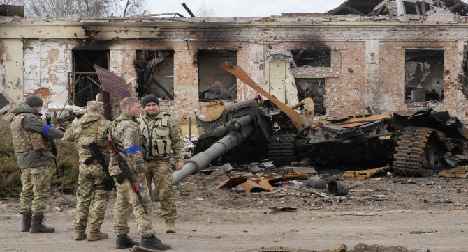 Explained: Who are the elite Ukraine IT forces that stopped the 40-mile Russian convoy heading to Kyiv? Explained: Who are the elite Ukraine IT forces that stopped the 40-mile Russian convoy heading to Kyiv?