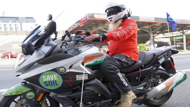 Sadhguru embarked on his journey on Monday and hopes to make it to India in 75 days in honour of the country's 75th year of independence. Image Courtesy: consciousplanet/Instagram