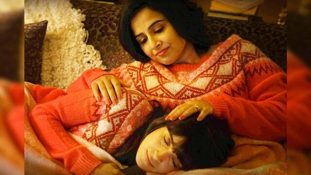 Sanya Malhotra and Vidya Balan in Shakuntala Devi
