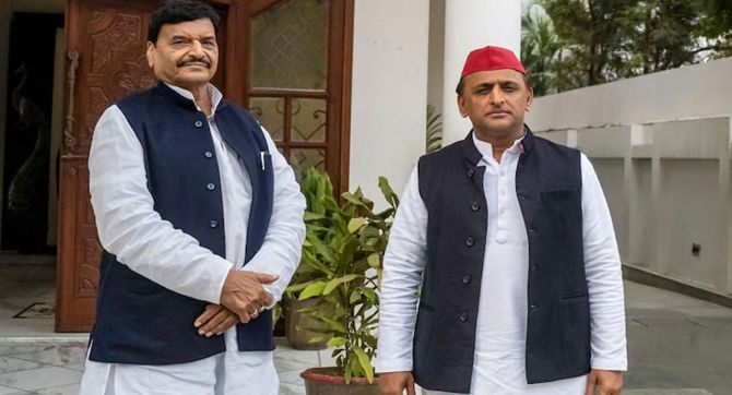 They are back to breaking up? Amid buzz of Shivpal Yadav joining BJP, a look back at his see-saw ties with nephew Akhilesh They are back to breaking up? Amid buzz of Shivpal Yadav joining BJP, a look back at his see-saw ties with nephew Akhilesh